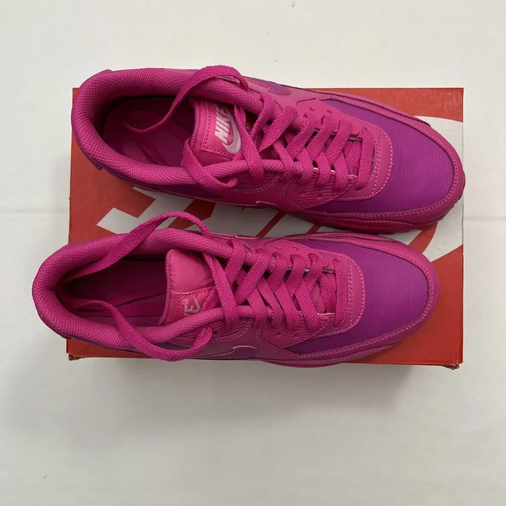 NEW Nike Air Max 90 LTR (GS) FUCHSIA PINK‎ Size 6.5Y SKU #2964